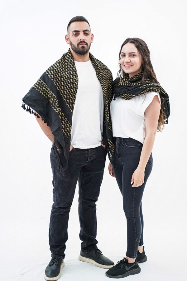 Shams Black Hirbawi® Kufiya Man & Woman