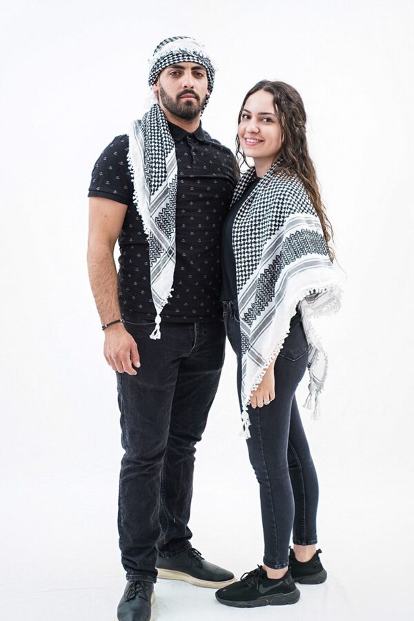 Shami White Hirbawi® Kufiya Man & Woman