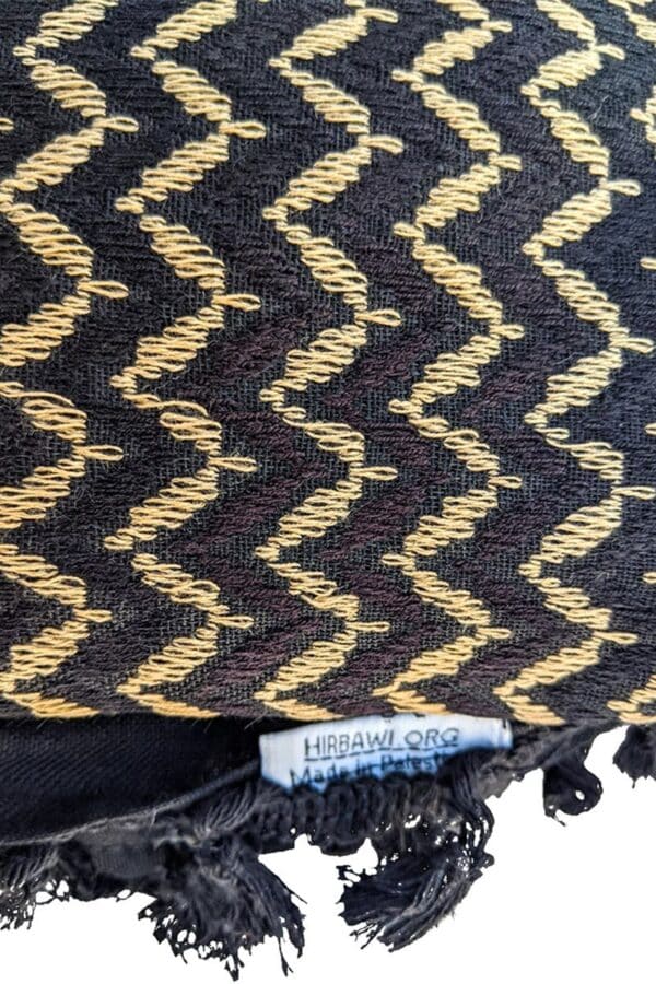Shams Black Hirbawi® Kufiya Material