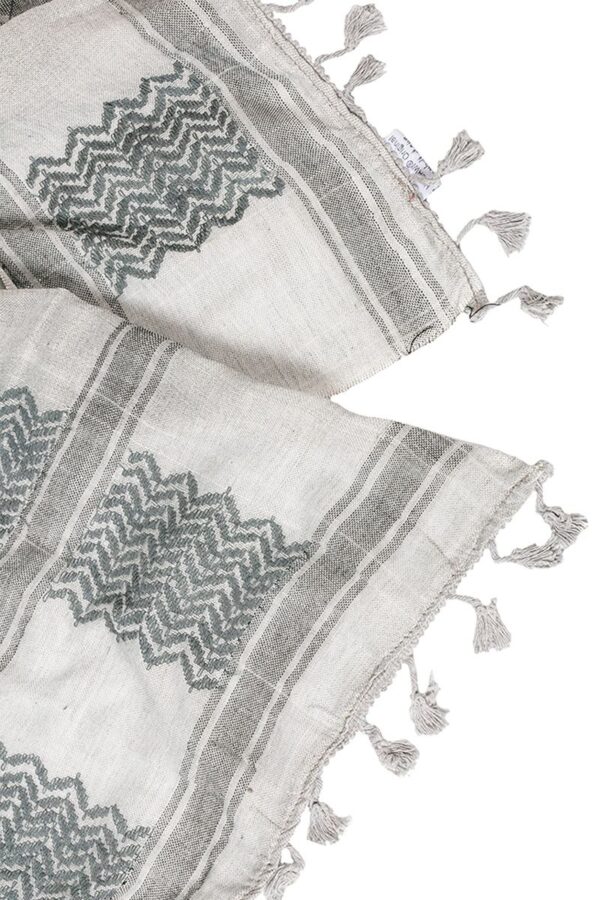 Nablus White Hirbawi® Kufiya Material