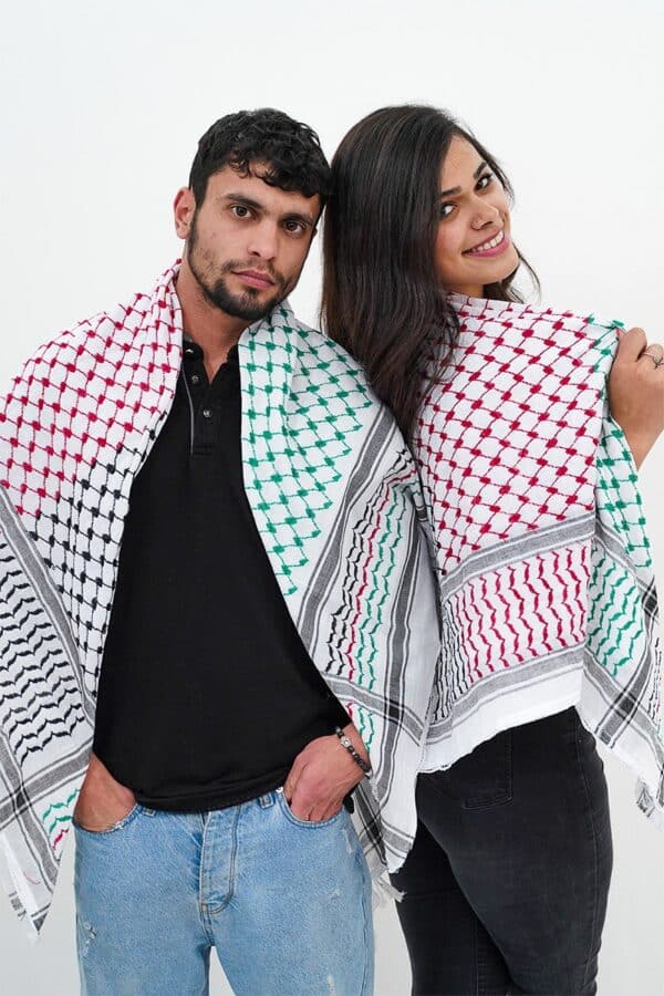 Palestine Flag Hirbawi® Kufiya Man & Woman