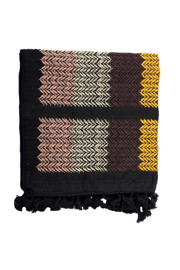 Haifa Black Hirbawi® Kufiya Material