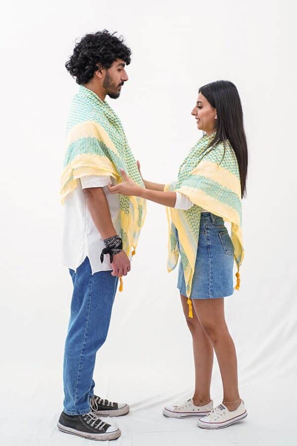Mar Elias Yellow Hirbawi® Kufiya Man & Woman