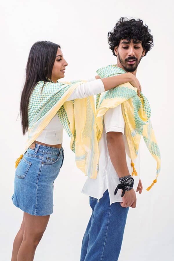 Mar Elias Yellow Hirbawi® Kufiya Woman & Man