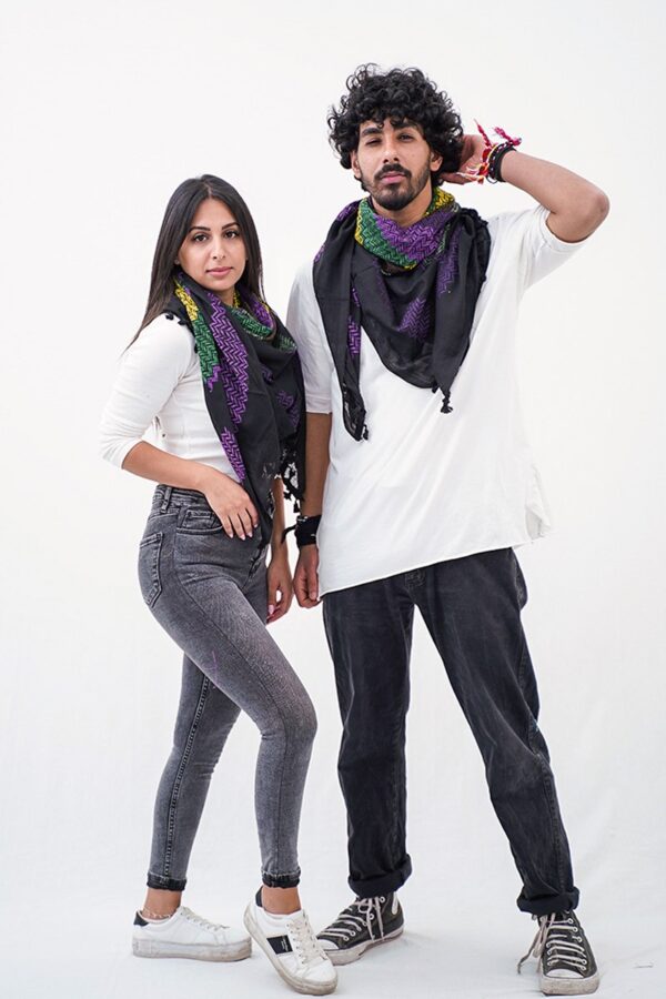 Lavender Dark Hirbawi® Kufiya Woman & Man