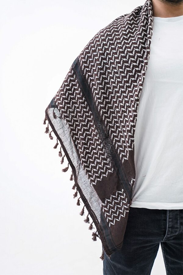 Jenin Brown Hirbawi® Kufiya Man