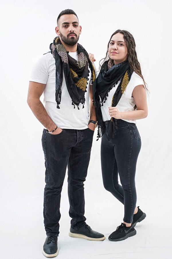 Haifa Black Hirbawi® Kufiya Man & Woman