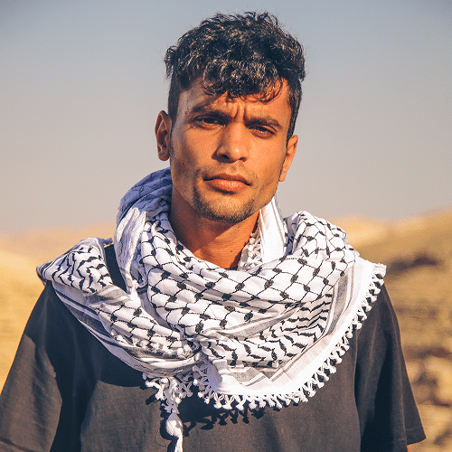 Black & White Keffiyeh Kufiya