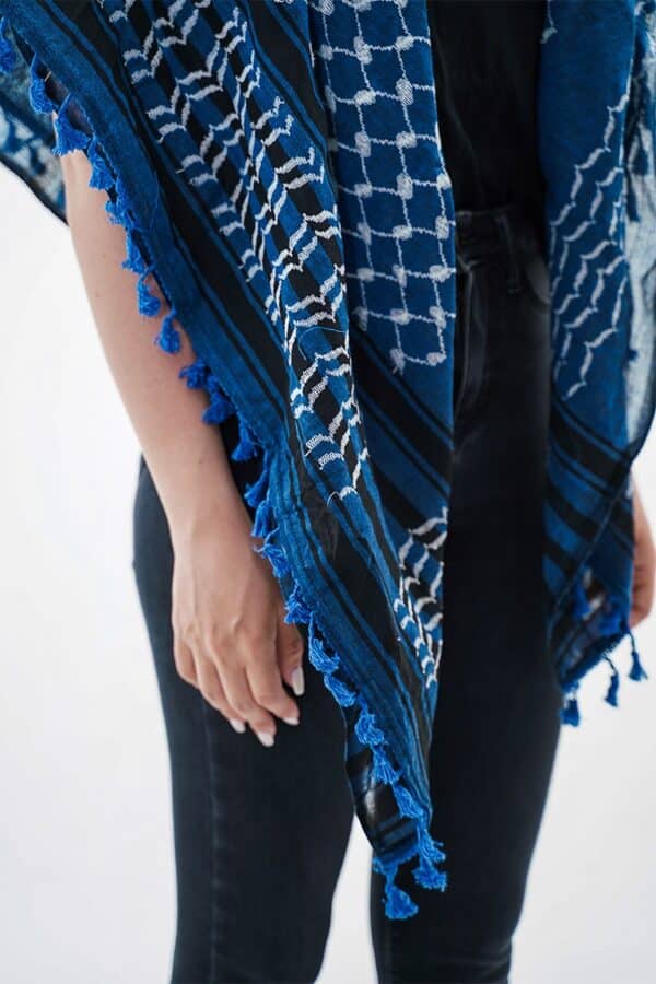 Tabariya Kufiya Woman Close Up