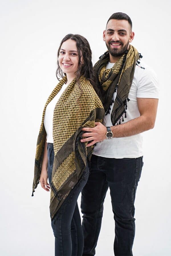 Royal Brown Hirbawi® Kufiya Woman and Man
