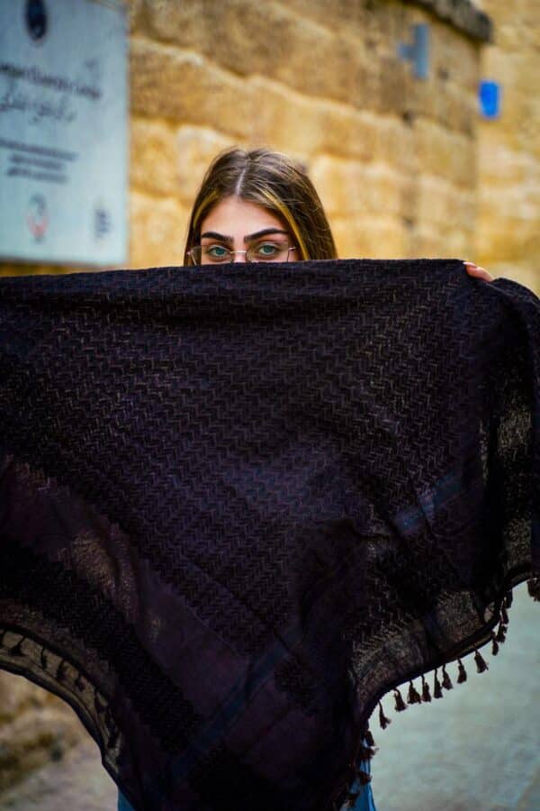 Beit Sahour Woman Kufiya Hirbawi