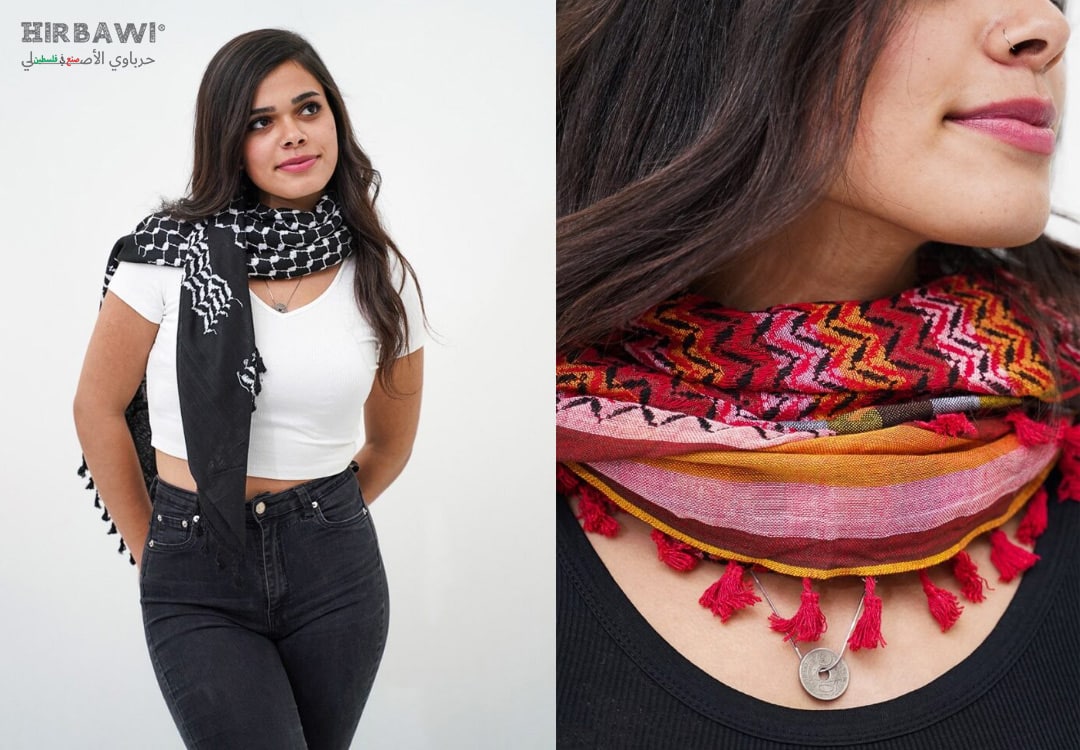 How to Tie a Keffiyeh: Simple Scarf Keffiyeh Style